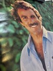 Magnum P i  Tv Vintage Poster Handsome Actor Tom Selleck Mustache Hairy 1981