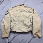 Vintage Brush Master Tan Fly Fishing Cropped Jacket Sz Large Read Pockets Nature