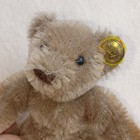 Vintage Miniature  Steiff Mohair Teddy Bear Stuffed Animal  With Button