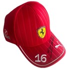 Charles Leclerc Rare Signed Puma Ferrari Formula 1 Racing Hat cap Proof coa