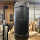 Gray Metal 6    6-604-2c Black Stove Pipe Tee 1crimped End   Crimped Snout