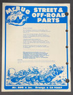 Original  Vintage 1980s Mr  Bug Catalog - For  Volkswagen Racing