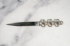Handmade Vintage Sterling Silver 925 Luxury Desk Letter Opener Sculptural 
