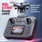 4 3-inch Screen Remote-controlled Drone hd Camera brushless Fpv 2 Batteries