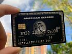 Collect Amex Black Card Customizable American Express Centurion Metal Black Card