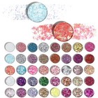 Evpct Cakaila 40 Colors Glitter Sparkle Eyeshadow Makeup Palette Pallets For