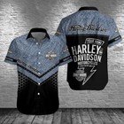 Personalized Harley Motor Racing Davidson Casual Button Down Shirt Unisex Adults