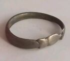 Rare Ancient Roman Silver Ring In The Form Of A Stylised Dolphin 300-400 Ad