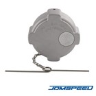 1pc Aluminum 1 4 Turn Non-locking Diesel Fuel Cap For Freightliner Trucks