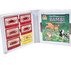 Vtg Walt Disney Take-a-tape Along Storyteller Cassette   Read-along Books W tote