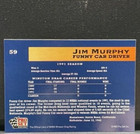  vrhtf Nhra Vintage Jim Murphy Funny Car Driver Pro Set Card  Free Shipping