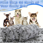 1 Pc Soft Fluffy Cartoon Pet Blanket Warm Cozy Mat For Dogs   Cats New