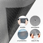Pet Proof Window Screen Roll  Thicken Charcoal Mesh  Durable  Scratch-resistant