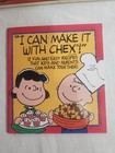 Vtg Nestle Rabbit Cookbook Charlie Brown Lucy Peanuts 80s Lot Of 2 Chex Mix