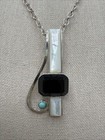 Jay King Gallery Sterling Silver Turquoise   Mop   Chalcedony Pendant Necklace