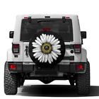  Spare Tire Cover With Backup Camera 17  With Backup Camera Hole Daisy Flower