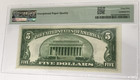 1934a  5 Silver Certificate Pmg 65 Gem Uncirculated Epq Fr 1651 Ja Block