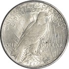 1934 D Us Peace Silver Dollar  1 - Au