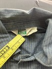 Vtg Key Imperial Hickory Striped Herringbone Railroad Coveralls Talon Zip 40 S