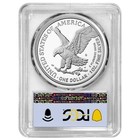 2025-s Proof  1 American Silver Eagle Navy Privy Pcgs Pr70dcam Fdoi Flag Label