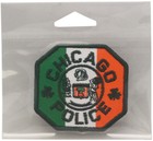 Cpd Irish Octagon Patch Shamrock Approx  2 5  X 2 25 