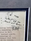 Rare 1944 Walt Disney Signed The Three Caballeros Press Photo Ed Plumb Composer