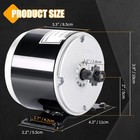 24v 350w Brushed Permanent Magnet Dc Motor   Pma Generator 3000rpm Electric Wind