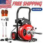 Garvee 100ft 3 4 Inch Drain Machine 750w Electric Sewer Snake Cleaning