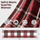 Winter Long Plaid Scarf Warm Pashmina Shawl Wrap Cashmere Feel Blanket