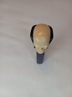 Rare Vintage Pez Dispensor - Skeleton Dr  Skull Purple Base No Feet Austria