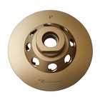 4  Concrete Grinding Cup Wheels 16 Diamond Abrasive Seg 5 8 -11 Arbor