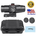 Sniper  3x30 Ch Prism Scope Red Dot Scope Red  Green Illuminated Chrvron Reticle