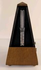 Wittner Maelzel Solid Wood Metronome 8421 W  Bell Poplar Walnut Germany Vintage 