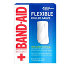 Band-aid Flexible Roll Gauze 2 In X 90 In  2 In X 2 5 Yds  1 Count Each  pack 6 