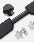 Fixed Running Board Fits For Land Rover Defender 110 2021-2026 Side Step Black
