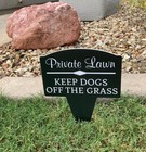 2 Signs No Dog Poop Lawn House Thick Weatherproof Free Ship