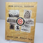 2026 Chicago Cubs Opening Homestand Scorecard 150th Anniversary New