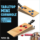 Mini Cornhole Board Set  Bean Bag Toss Game  2 Boards  8 Bags