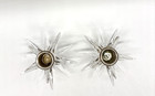 Vintage Acrylic Lucite Starburst Candle Holders Pair Atomic Sputnik Clear Decor
