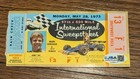 Gordon Johncock Signed 1973 Indianapolis Indy 500 Ticket Stub Auto Jsa Coa