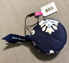 Brand New Vera Bradley  Steel Blue Medallion Retractable Tape Measure