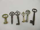 Lot 46pc Vintage   Modern Keys Open Barrel Skeleton Flat Some Rare  Look 