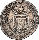 Portugal   1495-1521  Manual I Tostao Ngc Clipped Xf 