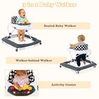 Infans Foldable Baby Walker  3 In 1 Toddler Walker Leaning-seated Walk-behind   