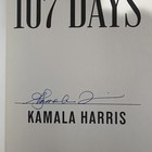 Kamala Harris Signed 107 Days 1st Edition Hardcover Vice President