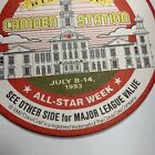 1993 Coca Cola Soda Coaster All Star Baseball Baltimore Orioles Camden Station