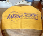 Vintage Lakers 2000 Nba Champs Button And 2009 Western Conf Finals Spirit Towel