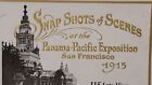 Vintage Snap Shots Of Scenes 1915 Panama-pacific Exposition Picture Booklet