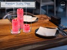 Royal Imports Clear Glass Pillar Candle Holder 3pc Set 6  8  10 