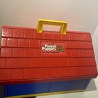 Vintage Pound Puppies Pup s Pad Playset 1986 Tonka Dog House Carrying Case   Pup